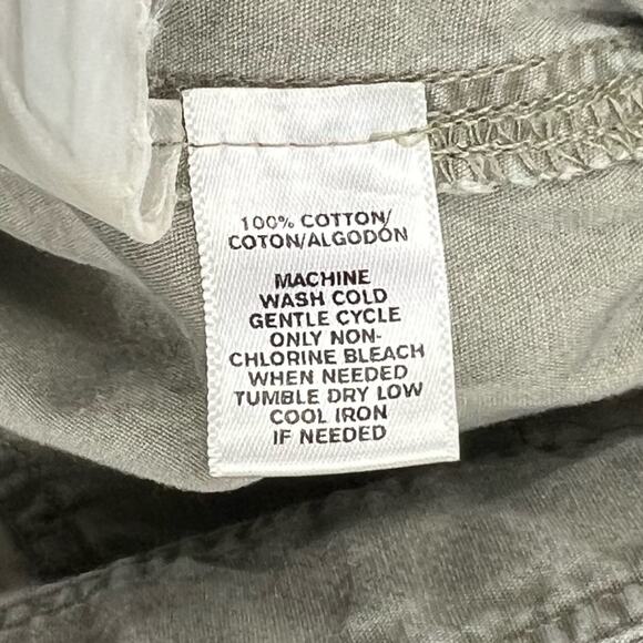 Lou & Grey Women’s Army Green Pull On Jogger Style Pants Size 8 - Picture 7 of 7